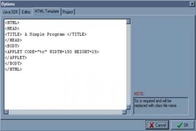 Screenshot Java Editor