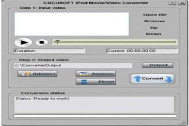 Captura Cucusoft iPod Video Converter