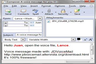 Capture JDVoiceMail