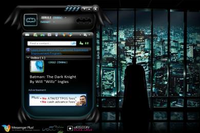 Рисунки Batman - The Dark Knight Skin MSN
