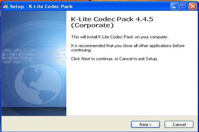 Screenshot K-Lite Codec Pack Corporate