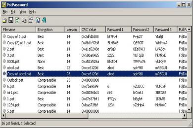 Captura PstPassword