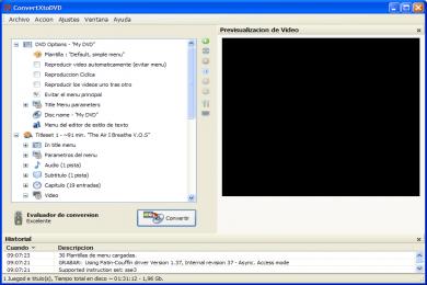 Screenshot ConvertX To DVD