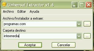Screenshot Universal Extractor