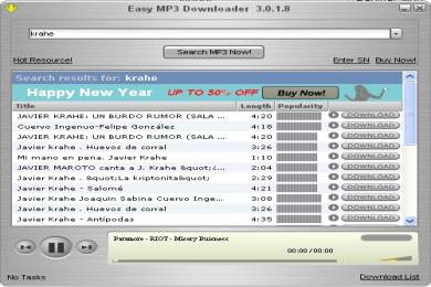 Screenshot Easy MP3 Downloader