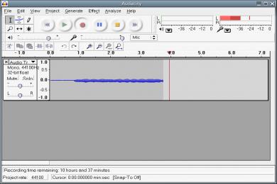 Screenshot Audacity