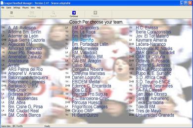 Captura League Handball Manager