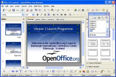 Screenshot Open Office