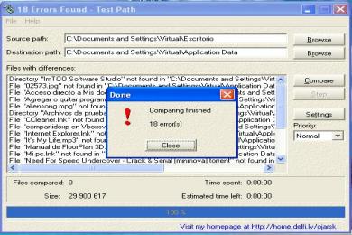 Screenshot TestPath