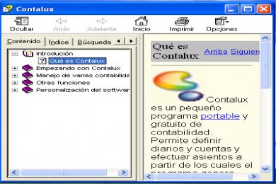 Screenshot Contalux