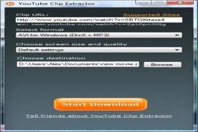 Cattura YouTube Clip Extractor Basic