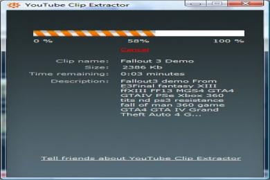 Screenshot YouTube Clip Extractor Basic