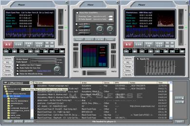 Screenshot Mixsense DJ Studio