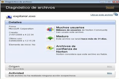 Screenshot Norton Antivirus