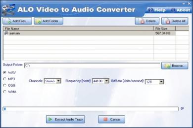 Screenshot Alo Video Converter