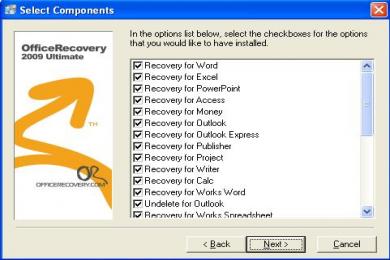 Screenshot Office Recovery Ultimate
