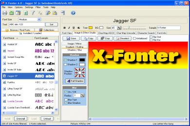 Screenshot X-Fonter