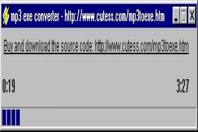 Screenshot MP3 EXE Converter