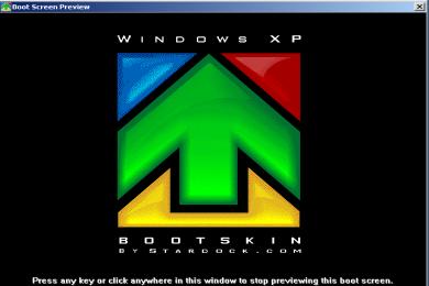 Screenshot BootSkin XP
