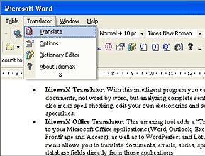 Screenshot Office Translator