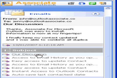 Captura Associate for Microsoft Outlook