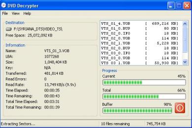 Screenshot DVD Decrypter