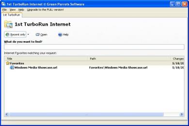 Screenshot 1st TurboRun Internet
