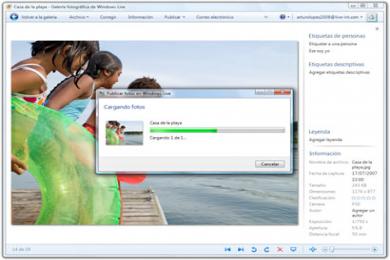 Captura Windows Live Photo Gallery