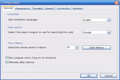 Screenshot Lingoes Translator