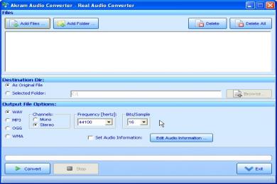 Captura Akram Audio Converter