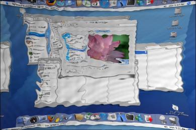 Screenshot Desktop Puddle Screensaver