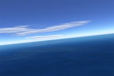 Screenshot Flight Over Sea