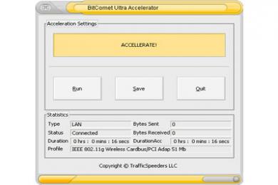 Captura BitComet Ultra Accelerator