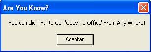 Captura Copy to Office