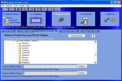 Captura Web Album Creator
