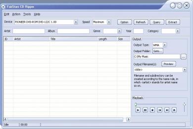 Captura Fairstars CD Ripper