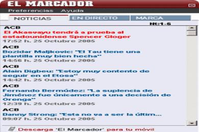 Screenshot El Marcador