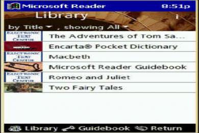 Capture Microsoft Reader