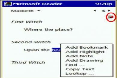 Cattura Microsoft Reader