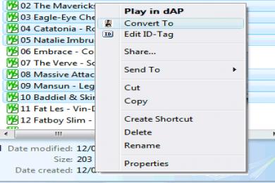 Screenshot dBpoweramp Music Converter
