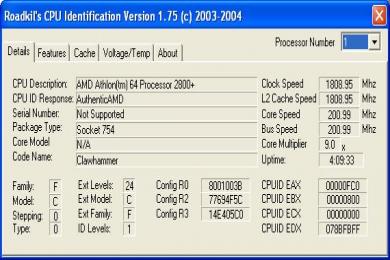 Cattura Roadkils CPU Identification