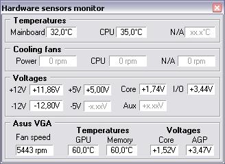 Cattura Hardware Sensors Monitor