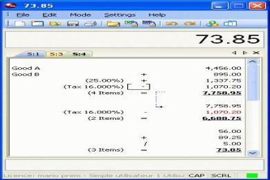Screenshot DeskCalc Pro