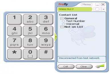 Screenshot FireFly SoftPhone