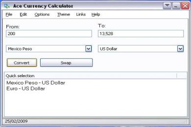 Captura Ace Currency Calculator
