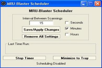 Screenshot MRU-Blaster