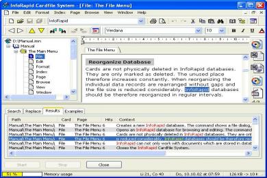 Captura InfoRapid Cardfile System