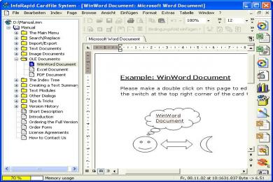 Captura InfoRapid Cardfile System