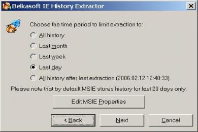 Captura IE History Extractor