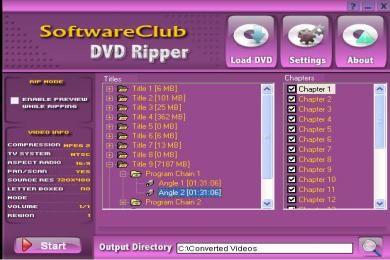 Cattura SC DVD Ripper and Burner